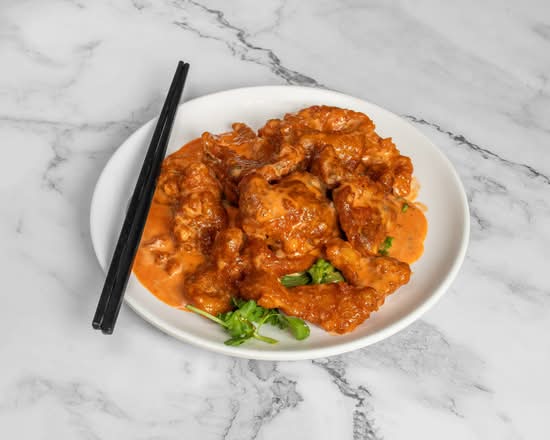 64. Baked Pork Chops in Thousand Island Sauce (千島焗肉排)